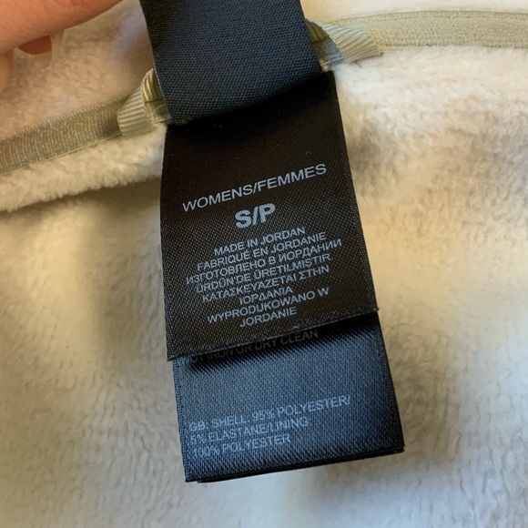 White Fleece Wind Breaker North Face - Picture 7 of 7